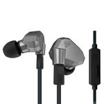 KZ ZS5 1.2m 3.5mm Hanging Ear Sports Design In-Ear Style Wire Control Earphone, For iPhone, iPad, Galaxy, Huawei, Xiaomi, LG, HTC and Other Smart(Grey)