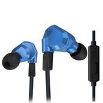 KZ ZS5 1.2m 3.5mm Hanging Ear Sports Design In-Ear Style Wire Control Earphone, For iPhone, iPad, Galaxy, Huawei, Xiaomi, LG, HTC and Other Smart(Blue)