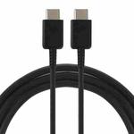 33W 6A USB-C / Type-C Male to USB-C / Type-C Male Fast Charging Data Cable for Samsung Galaxy Note 10, Cable Length: 1m (Black)