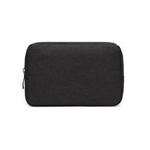 Multi-functional Headphone Charger Data Cable Storage Bag Power Pack, Size: S, 17 x 11.5 x 5.5cm (Black)