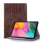 Crocodile Texture Horizontal Flip Leather Case for Galaxy Tab S5e 10.5 T720 / T725,  with Holder & Card Slots & Wallet (Brown)