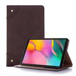 Retro Book Style Horizontal Flip Leather Case for Galaxy Tab A 8 (2019) P200 / P205,  with Holder & Card Slots & Wallet (Coffee)
