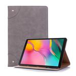 Retro Book Style Horizontal Flip Leather Case for Galaxy Tab S5e 10.5 T720 / T725,  with Holder & Card Slots & Wallet (Grey)