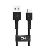 Original Xiaomi ZMI AL401 USB to USB-C / Type-C Braided Data Cable with Ring Soft Light, Cable Length: 30cm(Black)