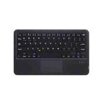 HB119B 10 inch Universal Tablet Wireless Bluetooth Keyboard with Touch Panel (Black)