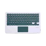HB119B 10 inch Universal Tablet Wireless Bluetooth Keyboard with Touch Panel (Dark Green)