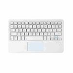 HB119B 10 inch Universal Tablet Wireless Bluetooth Keyboard with Touch Panel (White)