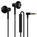 Original Xiaomi Generally Half In-ear TPE Wire Control Earphone With Mic, For iPhone, iPad, Galaxy, Huawei, Xiaomi, LG, HTC and Other Smartphones(Black)