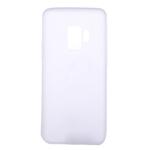 For Galaxy S9+ Inside and Outside Frosted TPU Protective Back Cover Case(White)