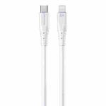 WK WDC-160 8 Pin PD 20W Silicone Fast Charging Cable, Length: 1.5m