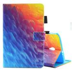 For Galaxy Tab A 8.0  / T380 & T385 Colorful Polygons Pattern Horizontal Flip Leather Case with Holder & Card Slots