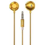 WK YC05 3.5mm Music In Ear Wired Earphone (Gold)
