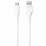 WK WDC-152 6A Type-C / USB-C Fast Charging Data Cable, Length: 3m (White)