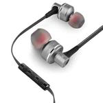 awei ES-10TY TPE In-ear Wire Control Earphone with Mic, For iPhone, iPad, Galaxy, Huawei, Xiaomi, LG, HTC and Other Smartphones(Grey)