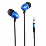 awei ES-Q2 Nylon Weave Conch Shape In-ear Earphone, For iPhone, iPad, Galaxy, Huawei, Xiaomi, LG, HTC and Other Smartphones(Blue)