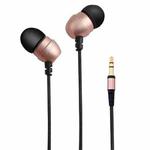 awei ES-Q8 Nylon Weave In-ear Earphone, For iPhone, iPad, Galaxy, Huawei, Xiaomi, LG, HTC and Other Smartphones(Rose Gold)