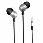 awei ES-Q8 Nylon Weave In-ear Earphone, For iPhone, iPad, Galaxy, Huawei, Xiaomi, LG, HTC and Other Smartphones(Silver)