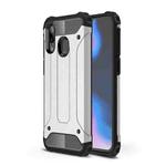 Magic Armor TPU + PC Combination Case for Galaxy A40 (Silver)