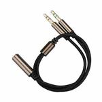 ZS0135 For SteelSeries Arctis 3 / 5 / 7 3.5mm Female to Dual 3.5mm Male Earphone Adapter Cable, Cable Length: 30cm