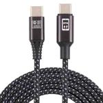 A02-C Type-C / USB-C to Type-C / USB-C OTG Nylon Braid Charging Cable, Length: 1.2m