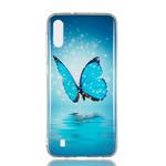 Butterfly Pattern Noctilucent TPU Soft Case for Galaxy M10