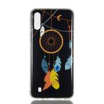 Feather Wind Chime Pattern Noctilucent TPU Soft Case for Galaxy M10