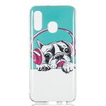 Headphone Puppy Pattern Noctilucent TPU Soft Case for Galaxy A40