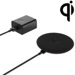 Huawei 15W Max Qi Standard Intelligent Fast Wireless Charger with 5A Cable and 10V / 4A Charging Plug(Black)