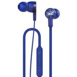 Original Huawei Honor AM15 Headset 1.2m L-type 3.5mm Plug Wire Control In-Ear Earphone with Mic(Blue)