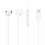 Original Huawei CM33 Type-C Headset Wire Control In-Ear Earphone with Mic, For Huawei P20 Series, Mate 10 Series(White)