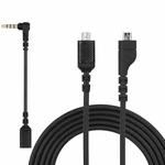 ZS0167 Sound Card Connecting Cable + Adapter Cable for Steelseries Arctis 3 5 7 Headphones