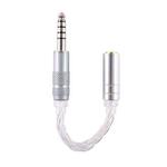 ZS0021 4.4mm Male to 2.5mm Female Balance Adapter Cable (Silver)