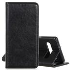 Magnetic Retro Crazy Horse Texture Horizontal Flip Leather Case for Galaxy S10 5G, with Holder & Card Slots & Photo Frame (Black)