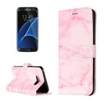 For Galaxy S8 + / G9550 Rose Gold Pattern Horizontal Flip Leather Protective Case with Holder & Card Slots & Wallet