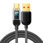JOYROOM S-AC066A4 66W USB-A to USB-C / Type-C Digital Display Fast Charging Data Cable, Cable Length:1.2m