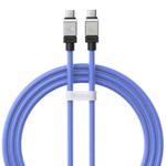 Baseus Cool Play Series CAKW000203 100W USB-C / Type-C to USB-C / Type-C Fast Charging Data Cable, Length: 1m(Blue)