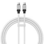 Baseus Cool Play Series CAKW000202 100W USB-C / Type-C to USB-C / Type-C Fast Charging Data Cable, Length: 1m(White)