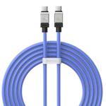Baseus Cool Play Series CAKW000303 100W USB-C / Type-C to USB-C / Type-C Fast Charging Data Cable, Length: 2m(Blue)