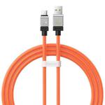 Baseus Cool Play Series CAKW000607 100W USB to USB-C / Type-C Fast Charging Data Cable, Length: 1m(Orange)