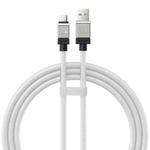 Baseus Cool Play Series CAKW000602 100W USB to USB-C / Type-C Fast Charging Data Cable, Length: 1m(White)