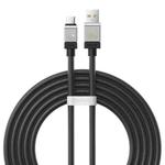 Baseus Cool Play Series CAKW000701 100W USB to USB-C / Type-C Fast Charging Data Cable, Length: 2m(Black)