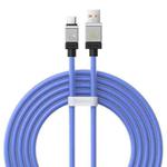 Baseus Cool Play Series CAKW000703 100W USB to USB-C / Type-C Fast Charging Data Cable, Length: 2m(Blue)