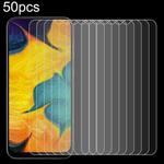 50pcs 0.26mm 9H 2.5D High Aluminum Tempered Glass Film For Samsung Galaxy A30 / A50 / M30 / A20