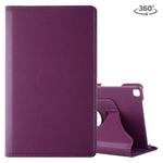Litchi Texture Rotating ClassicBusiness Horizontal Flip Leather Case for Galaxy Tab A 8.0 T290 / T295 (2019), with Holder (Purple)