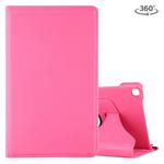 Litchi Texture Rotating ClassicBusiness Horizontal Flip Leather Case for Galaxy Tab A 8.0 T290 / T295 (2019), with Holder (Rose Red)