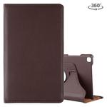 Litchi Texture Rotating ClassicBusiness Horizontal Flip Leather Case for Galaxy Tab A 8.0 T290 / T295 (2019), with Holder (Brown)