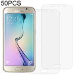 50 PCS 3D Curved Full Cover Soft PET Film Screen Protector for Galaxy S6 Edge