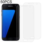 50 PCS 3D Curved Full Cover Soft PET Film Screen Protector for Galaxy S7 Edge