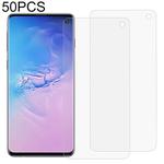 50 PCS 3D Curved Full Cover Soft PET Film Screen Protector for Galaxy S10