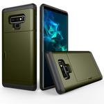 Shockproof Rugged Armor Protective Case for Galaxy Note 9, with Card Slot(Army Green)